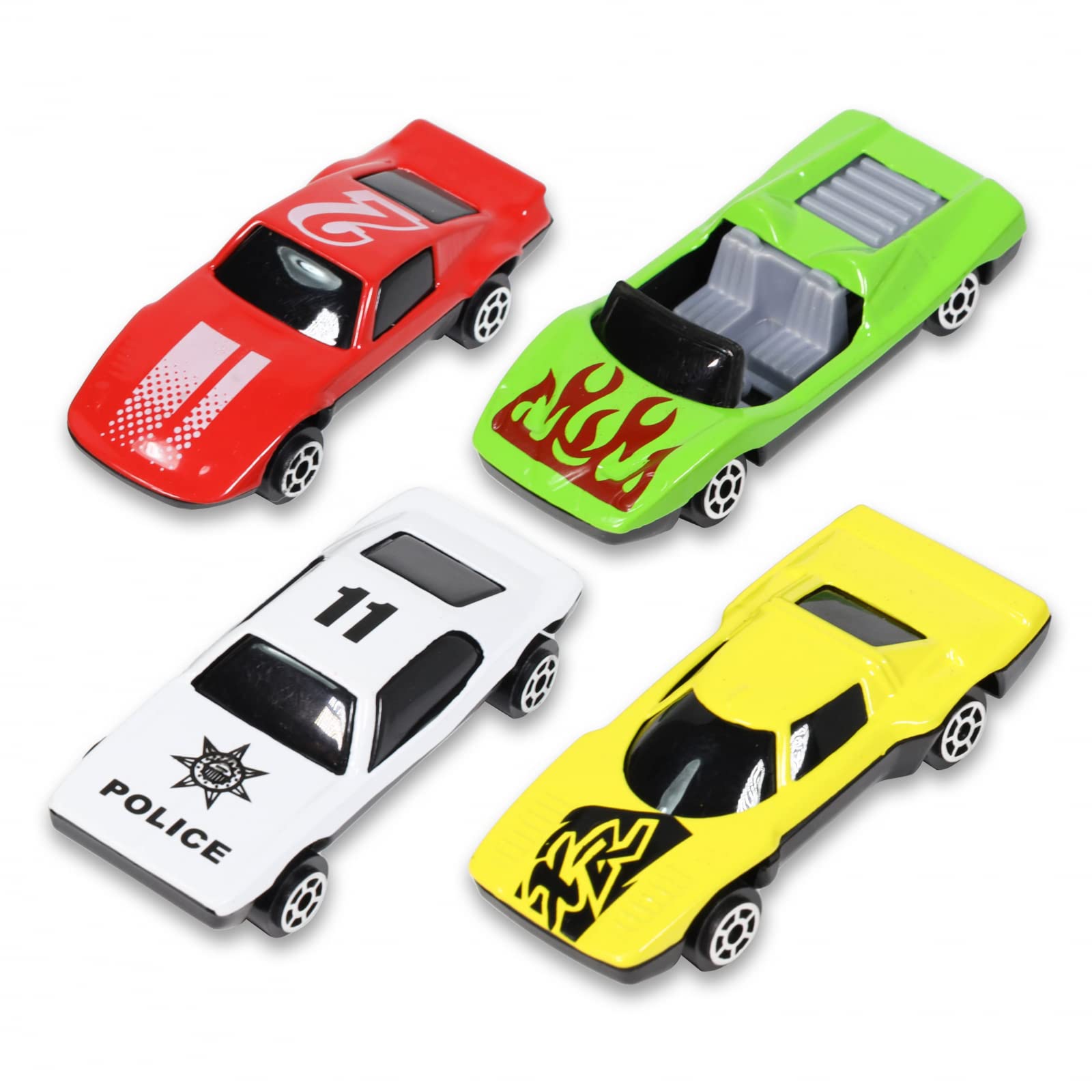 25-Piece Race Car Die-Cast Toy Cars Playset for Boys - Miniature Vehicle Collection with Storage Case - Perfect for Kids Ages 3+ | Birthday Gifts, Pretend Play, Racing Games & Toddler Learning Toys