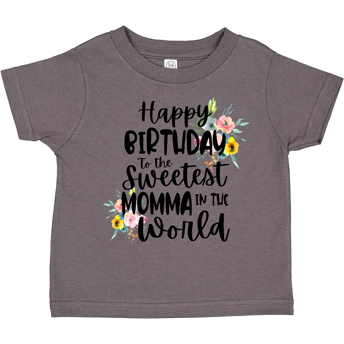 Happy Birthday to The Sweetest Momma in The World Toddler T-Shirt - Cute Kids Birthday Outfit for Mom's Special Day | Perfect for Birthday Parties, Family Photos & Mother's Day Gifts