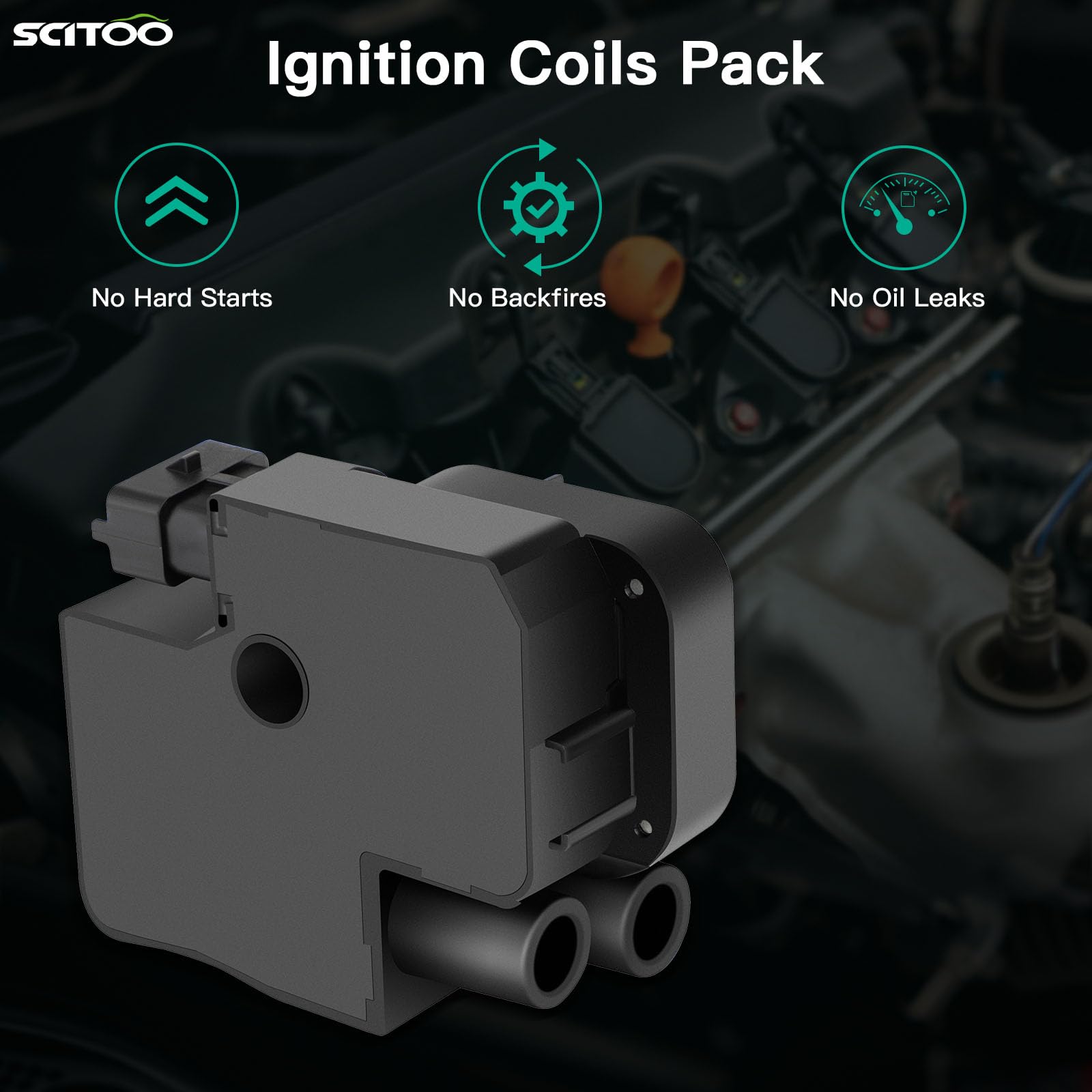 SCITOO 8-Pack Ignition Coil Set Compatible with Mercedes-Benz Chrysler Crossfire L6 V6 V8 Engines - OE UF359 C1444 C1361 Replacement - Perfect for Engine Performance & Smooth Driving