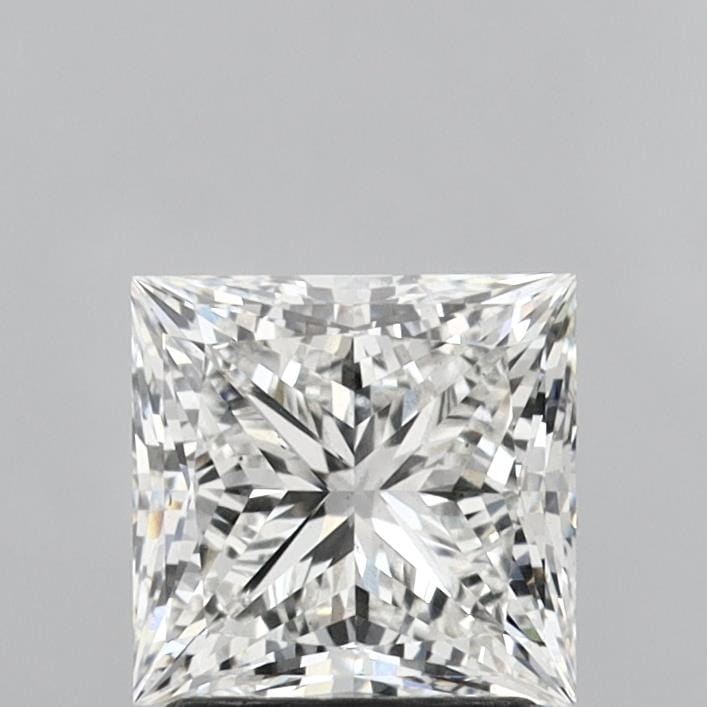 2.05 Carat F VS2 Princess Cut Lab-Grown Diamond - Elegant Engagement Ring & Wedding Jewelry for Women