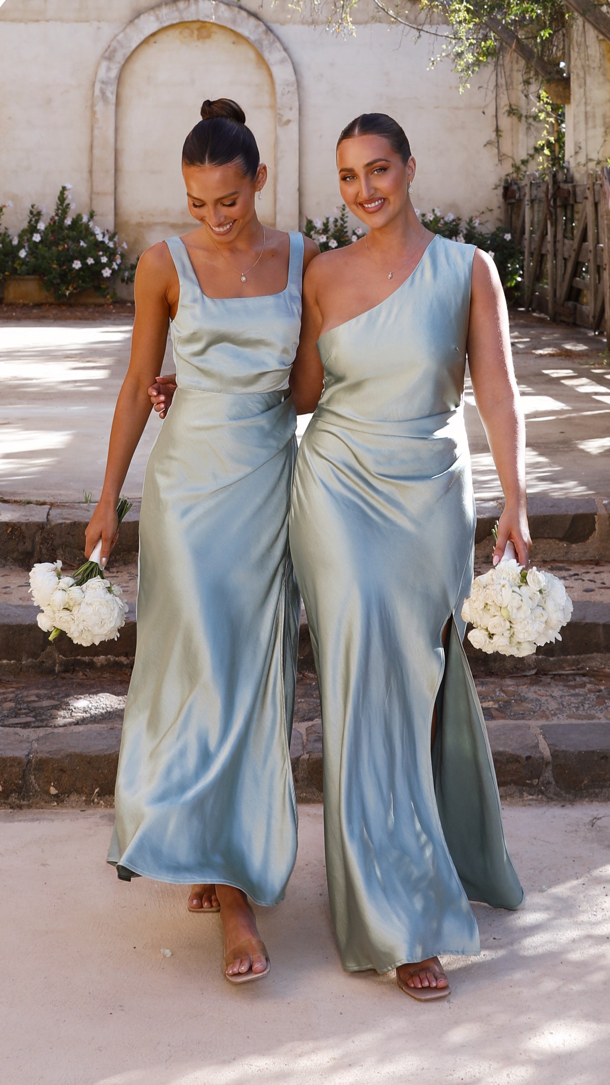 Alaria Maxi Dress in Sage Green - Flowy Long Summer Dress for Women, Perfect for Beach Vacations, Weddings & Casual Outings