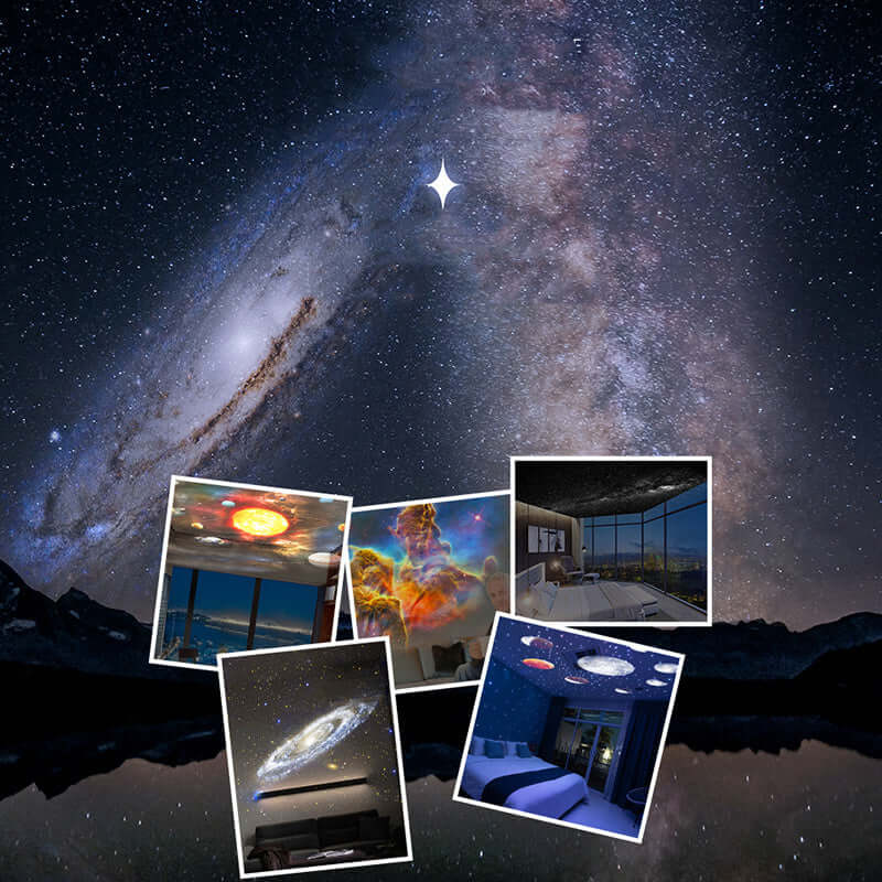 Galaxy Projector Night Light - Starry Sky LED Lamp for Kids & Adults - Perfect for Bedroom, Nursery, Party & Relaxation
