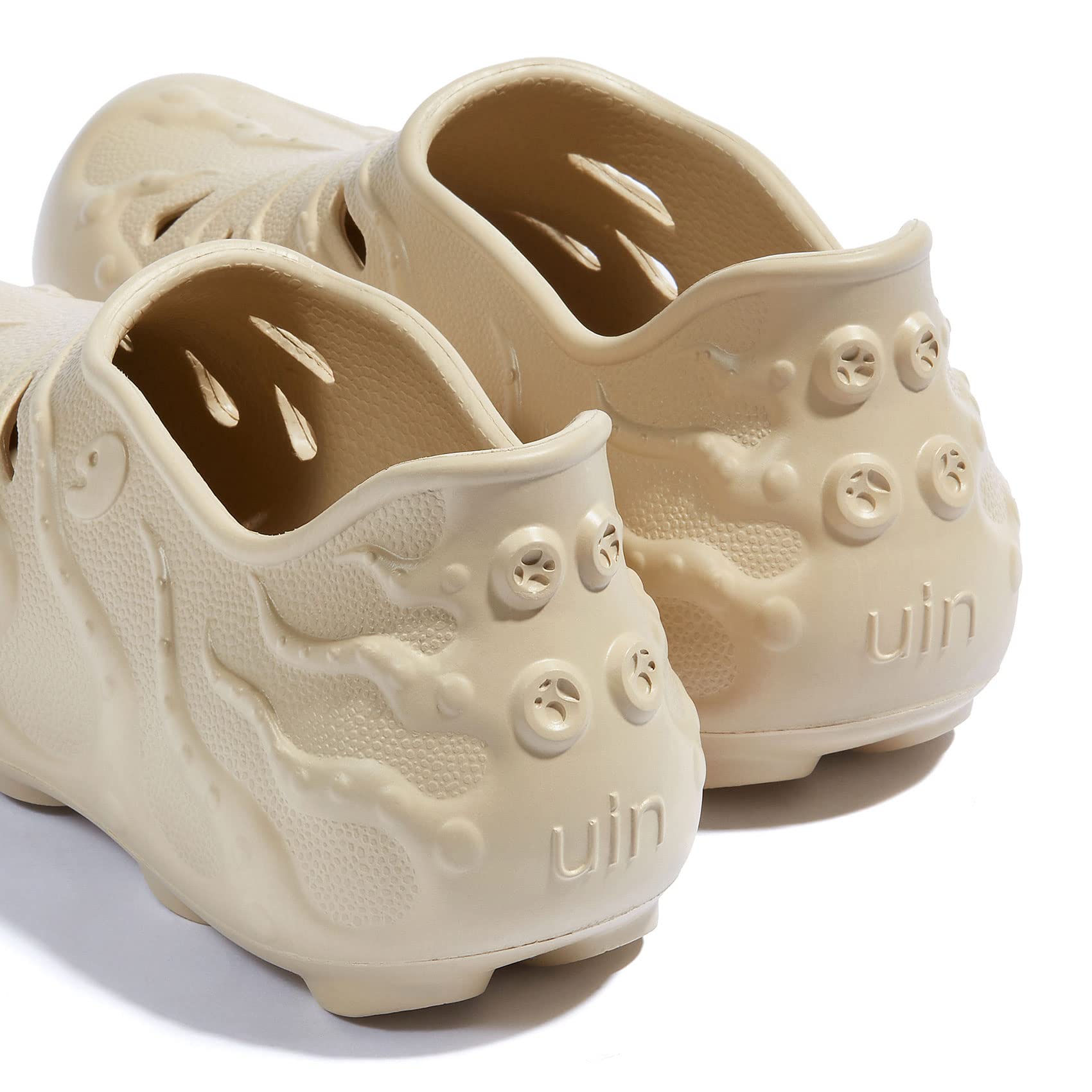 UIN Men's Clog Garden Shoes - Slip On Beach Outdoor Slippers & Sandals with Octopus Design - Perfect for Gardening, Beach Walks, and Casual Wear