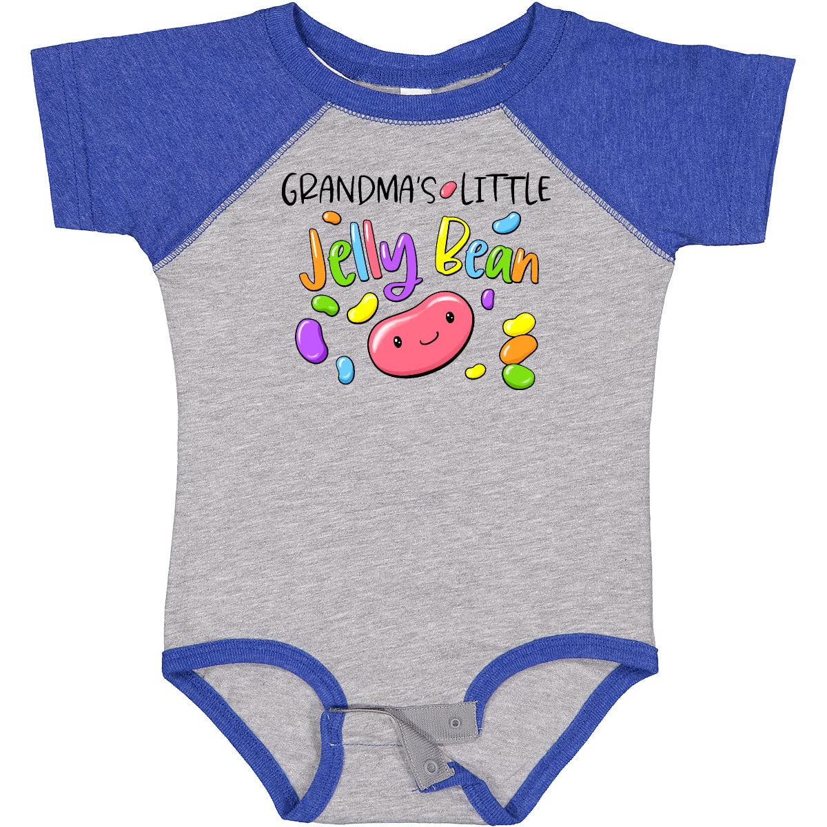 Inktastic Grandma's Little Jellybean Cute Easter Candy Baby Bodysuit - Adorable Easter Outfit for Infants & Toddlers - Perfect for Easter Photos, Family Gatherings & Holiday Celebrations