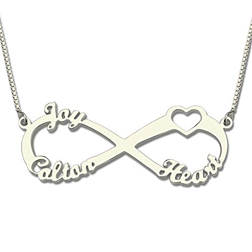 3 Name Silver Plated