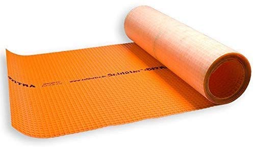Schluter DITRA Uncoupling Membrane - Waterproof Tile Underlayment (10 to 323 sq ft Rolls) - Crack Isolation for Floor & Wall Tiles - Perfect for Bathrooms, Kitchens & High-Traffic Areas