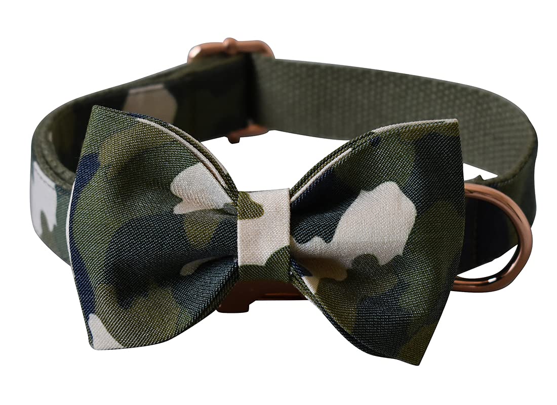 Custom Engraved Dog Collar with Name & Phone - S, Camo for Small Pets