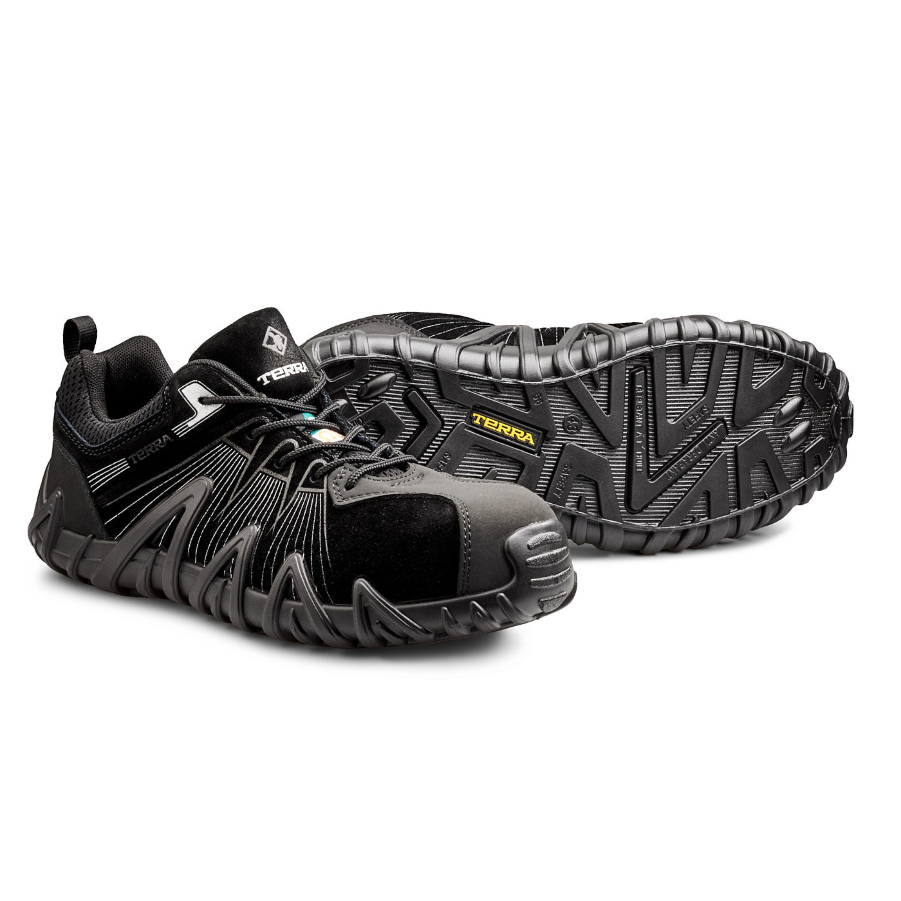 Terra Spider X Unisex Lightweight Composite Toe Work Shoes - Slip Resistant Safety Footwear for Construction & Industrial Work (Silver, TR0A4NPYA18) - Perfect for Warehouse, Factory & Outdoor Jobs