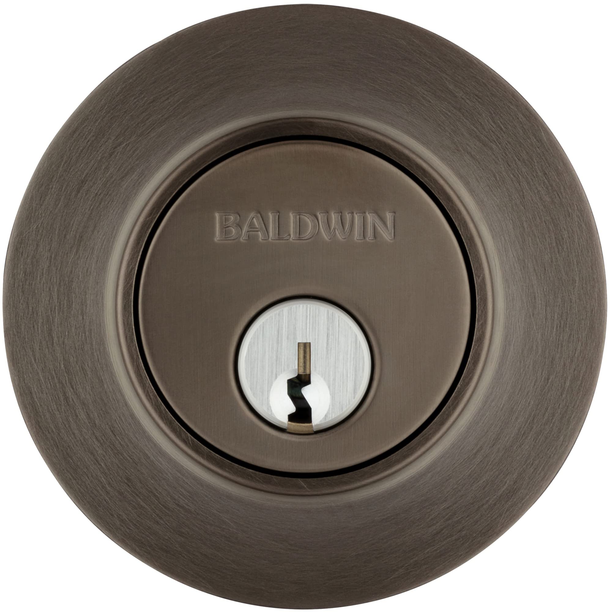 Baldwin Hardware 8244.260 Single Cylinder Deadbolt Lock - High Security Door Lock for Home, Office & Commercial Use