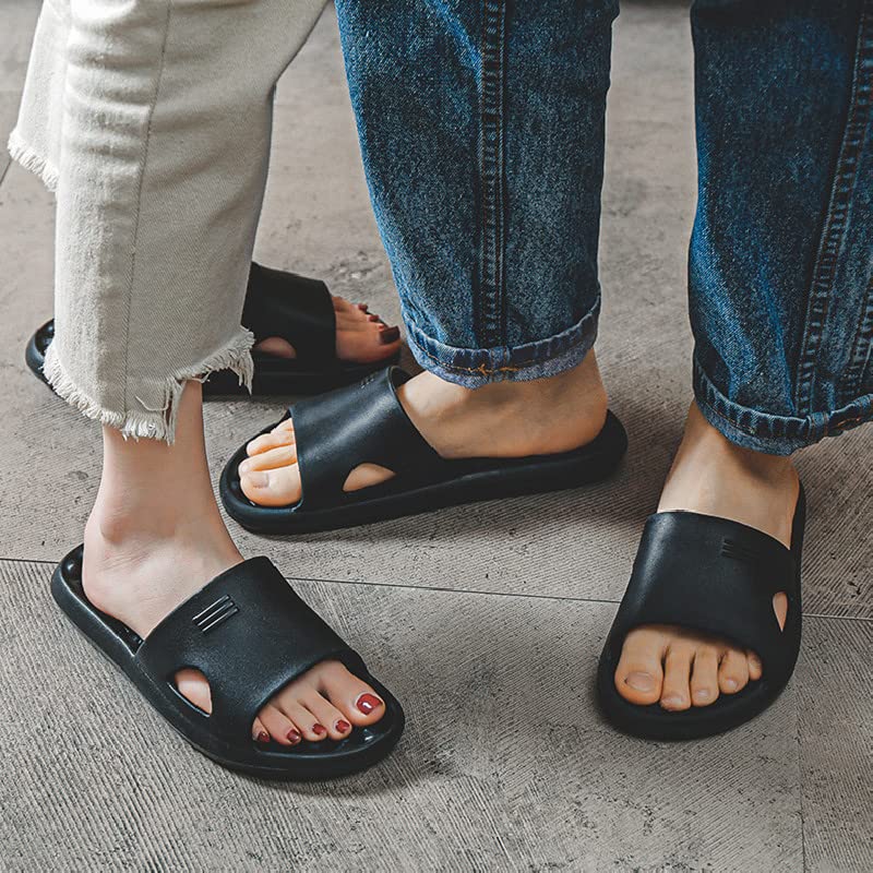 MATERUIEYES Women's Summer Slippers - Soft Comfortable Non-Slip Indoor Bathroom Slippers for Home, Spa & Poolside Relaxation