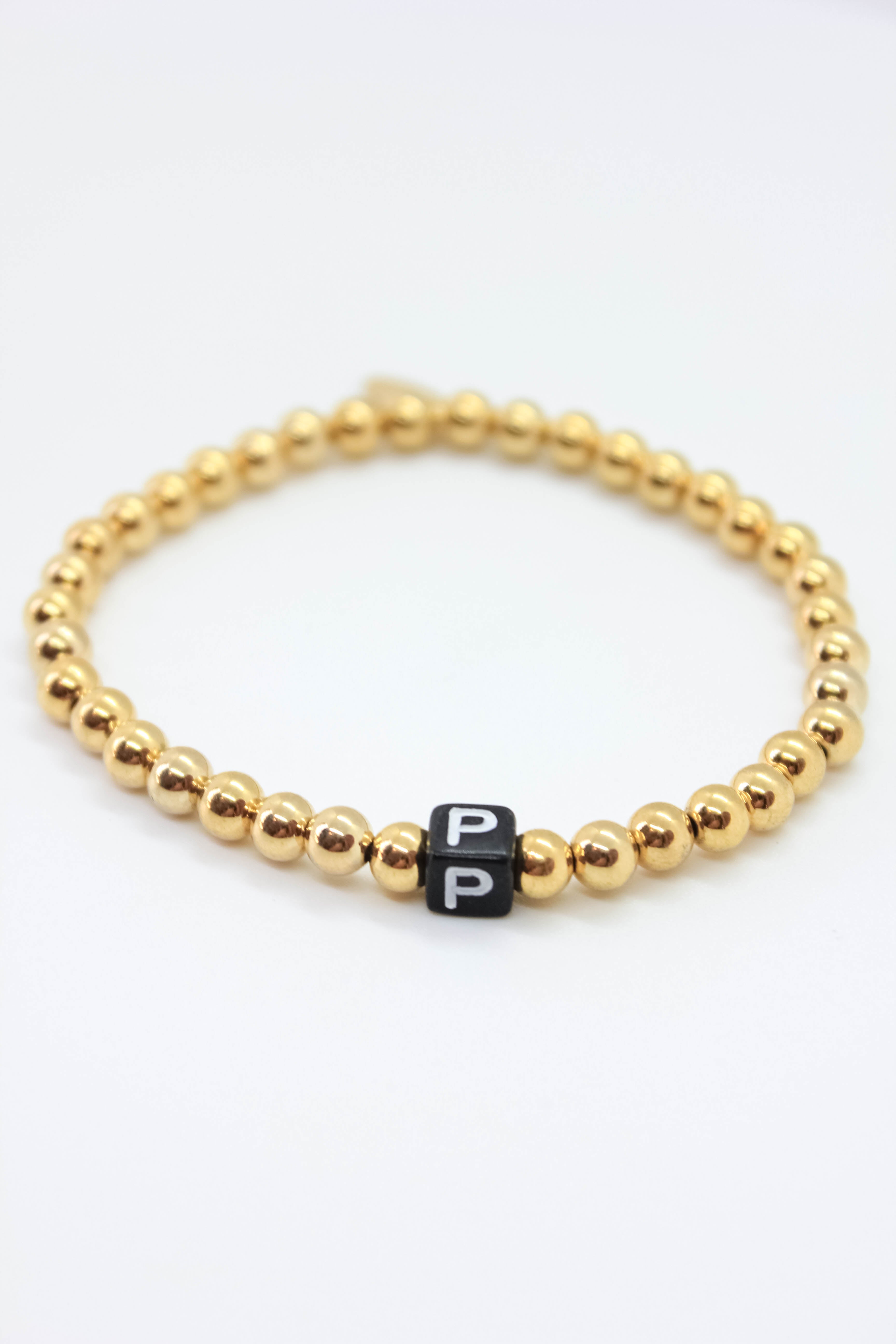 Personalized Alphabet Monogram Bracelet for Women - Custom Initial Letter Jewelry Gift for Her - Perfect for Birthdays, Anniversaries & Everyday Wear