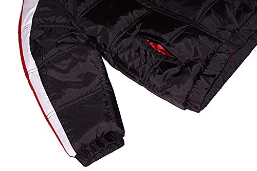Nike Jordan Air Boys' Puffer Bubble Hooded Jacket - Warm Winter Coat for Kids - Perfect for Outdoor Play & Cold Weather Activities