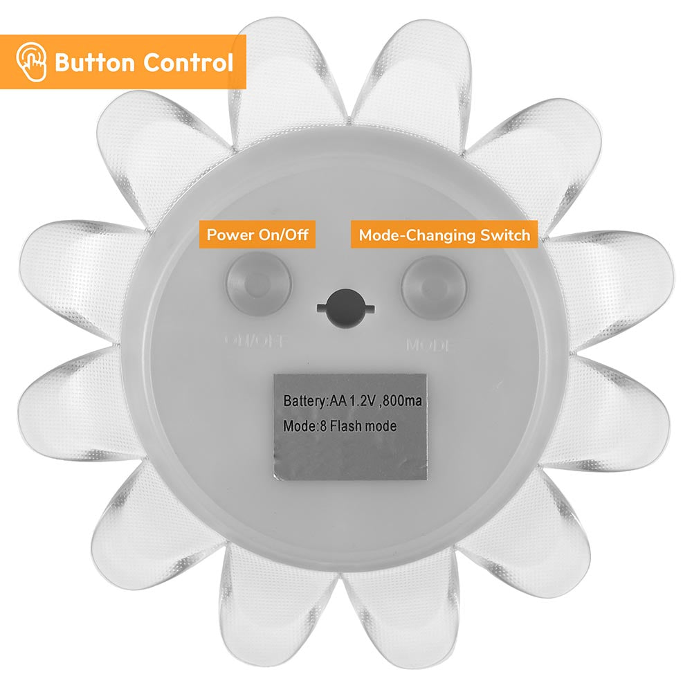 Solar Powered Sunflower Garden Lights - Outdoor Waterproof RGB Stake Lights for Yard, Pathway, Patio & Landscape Decoration