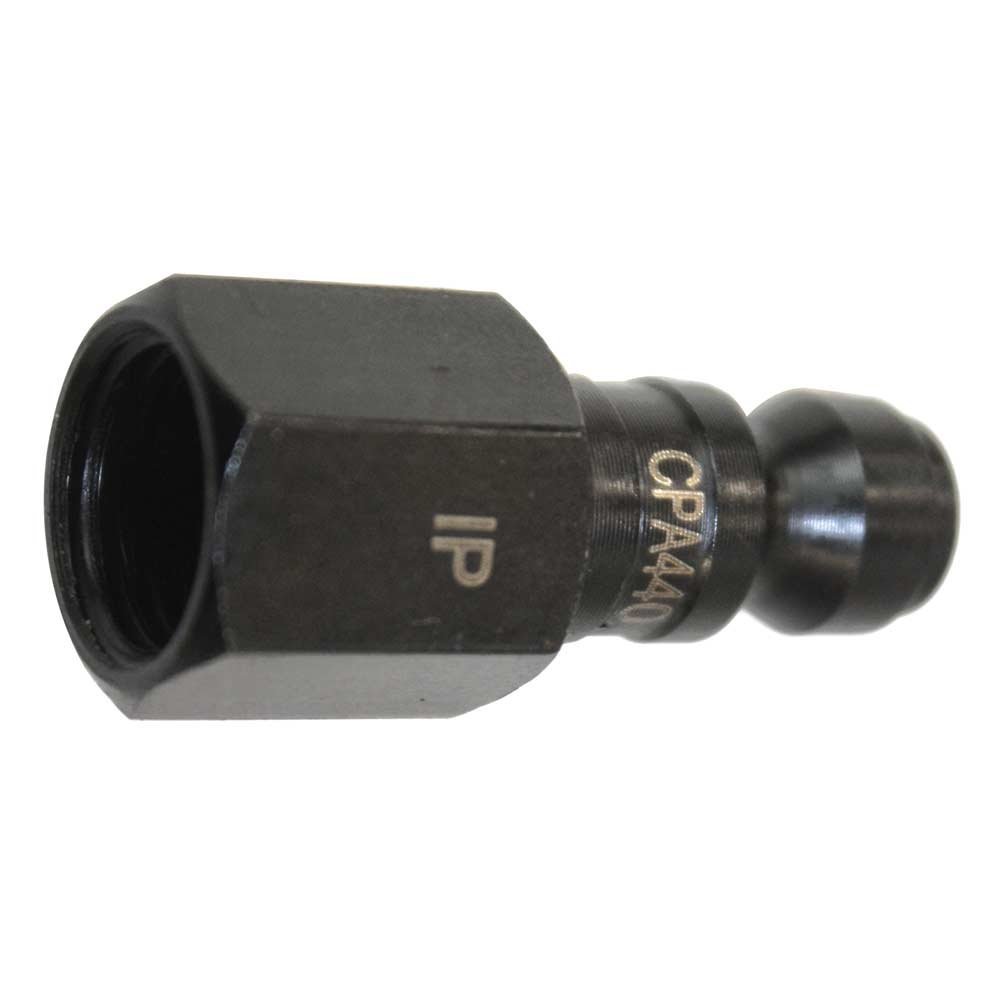 Interstate Pneumatics CPA440 1/4 Inch Automotive Steel Coupler Plug - 1/4 Inch Female NPT - Heavy Duty Air Tool Accessory for Tire Inflation, Air Compressors & Pneumatic Systems