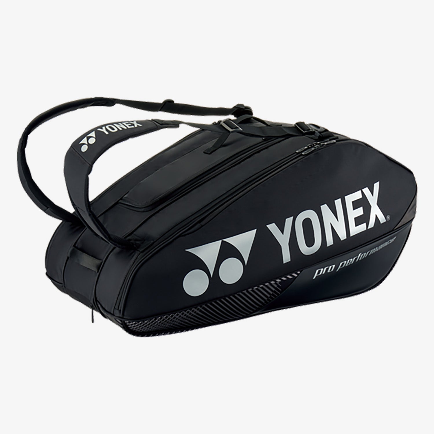 Yonex BAG92429BK 9-Pack Pro Badminton & Tennis Racket Bag - Black | Durable Sports Equipment for Tournaments & Training Sessions