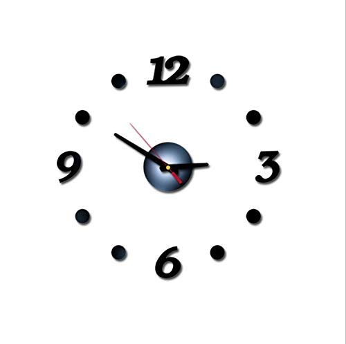 3D Mirror Surface Wall Clock - 4cm Large DIY Home & Office Decor - Modern Wall Sticker for Living Room, Bedroom, Kitchen - Unique Home Accessories (Color: 2) | Perfect for Wall Decoration, Gift Giving & Interior Design