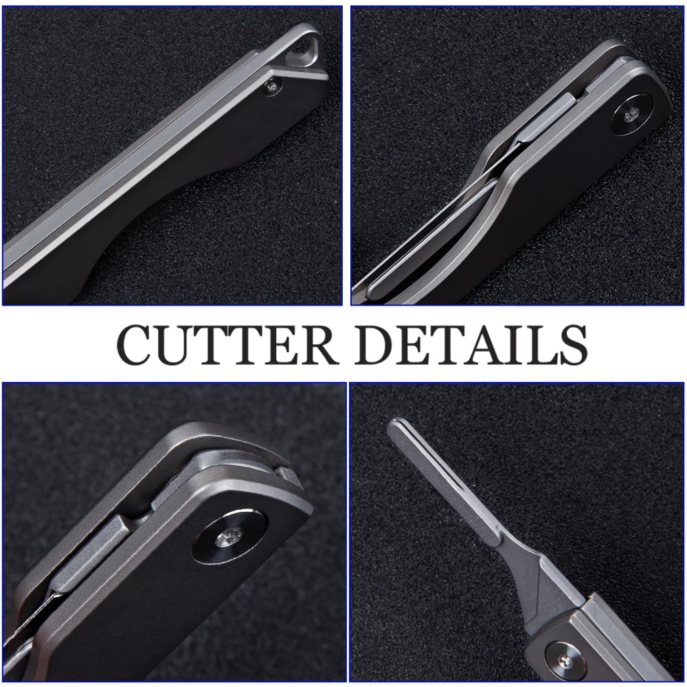 WARHERO 10-Pack Titanium Alloy Folding Scalpel Pocket Knife - EDC Utility Knife Set for Outdoor Survival, Hunting, Camping & Fishing | Compact Tactical Knives for Hiking, Bushcraft & Emergency Preparedness