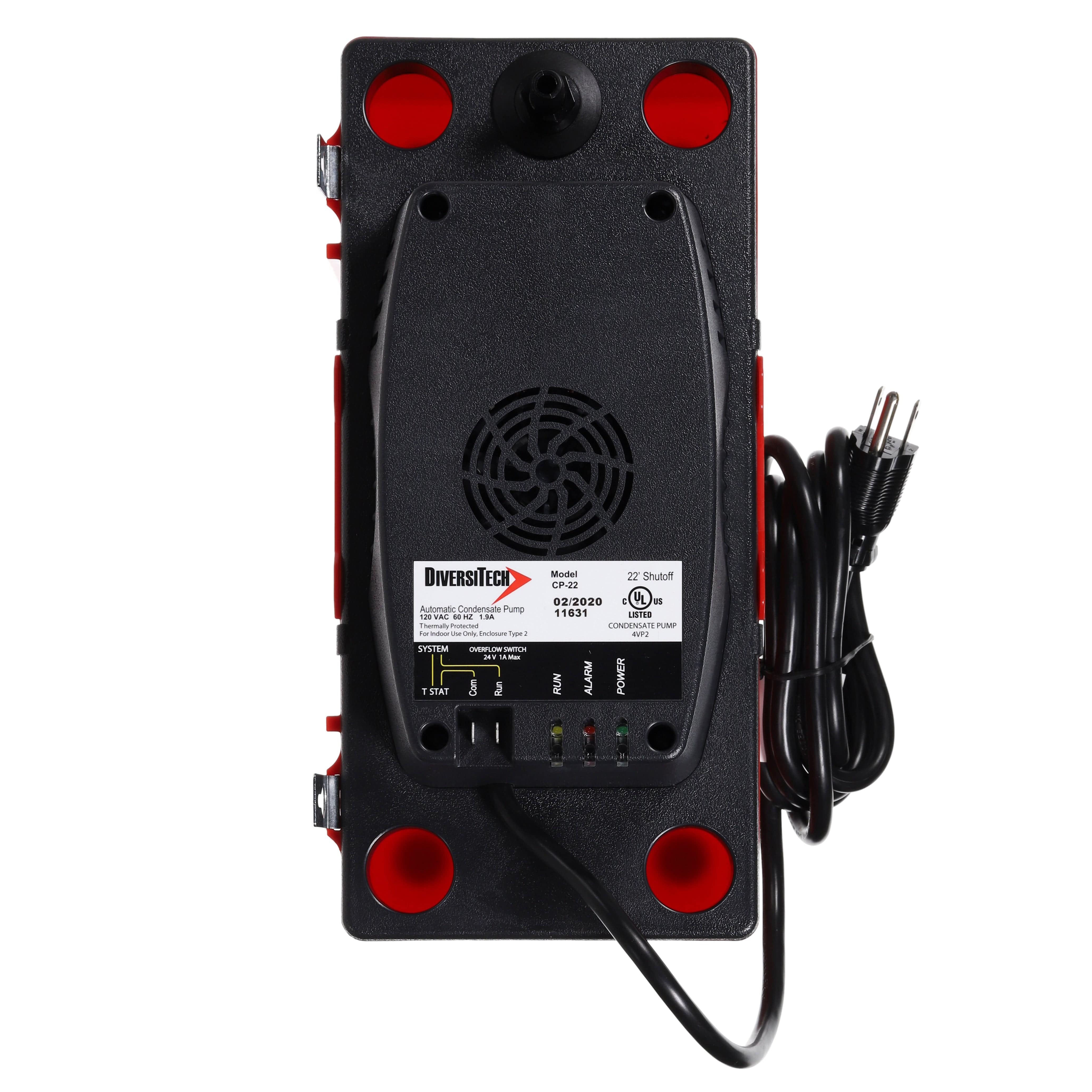 Asurity® ULTRACP 22T 230 Volt Condensate Pump with 22 ft Lift - High-Performance HVAC Drain Pump for AC Units, Dehumidifiers & Boilers