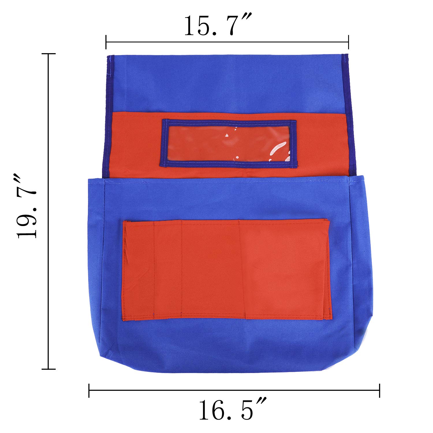 Chairback Buddy Pocket Organizer - 6 Pockets for School Supplies | Sturdy Classroom Storage for Kids | Perfect for Books, Pencils & Art Supplies (Fits Standard Chairs)
