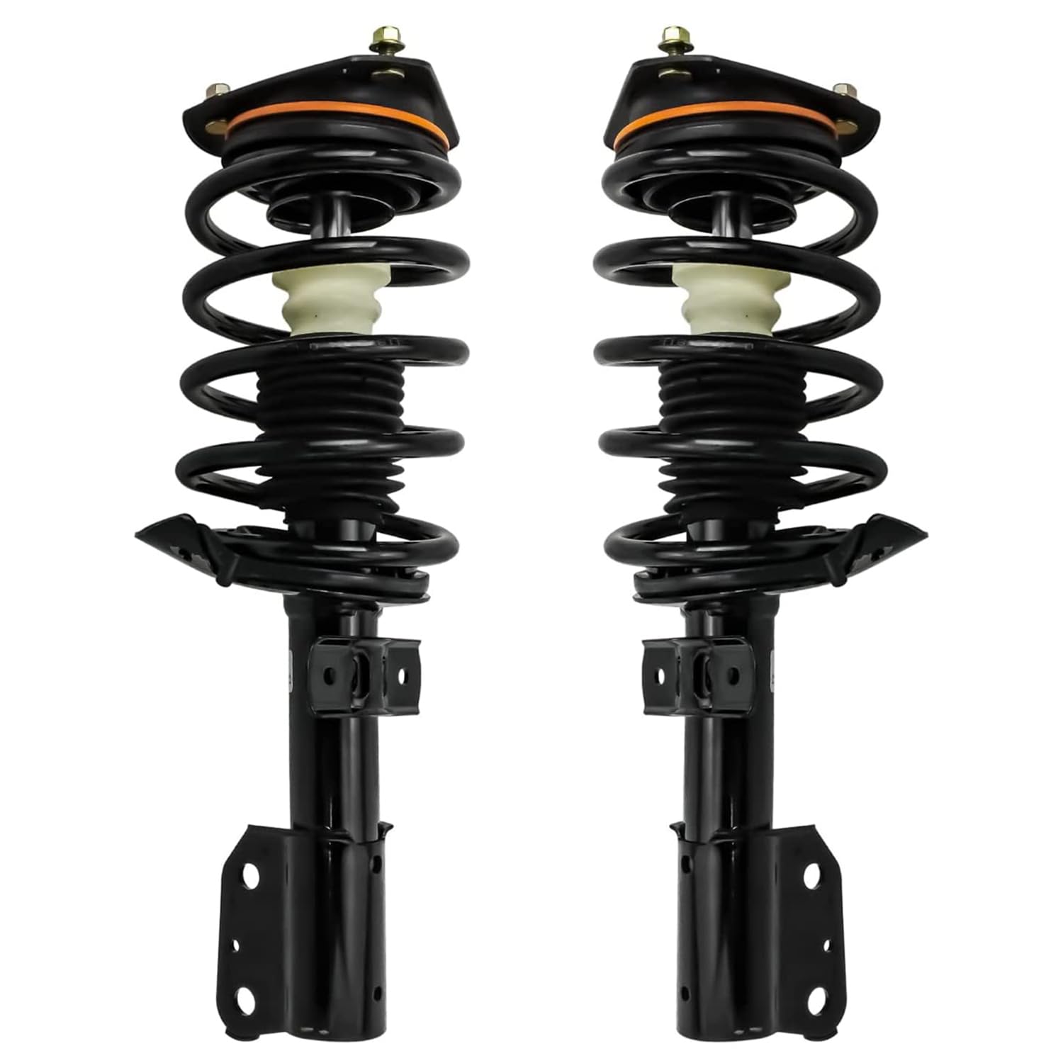 Detroit Axle Complete Front Suspension Kit - 2 Struts with Coil Springs & 2 Sway Bars for 2005-2009 Chevy Uplander, Pontiac Montana, 2005-2007 Buick Terraza & Saturn Relay | FWD Replacement Parts | Smooth Ride & Enhanced Handling for Family Vans
