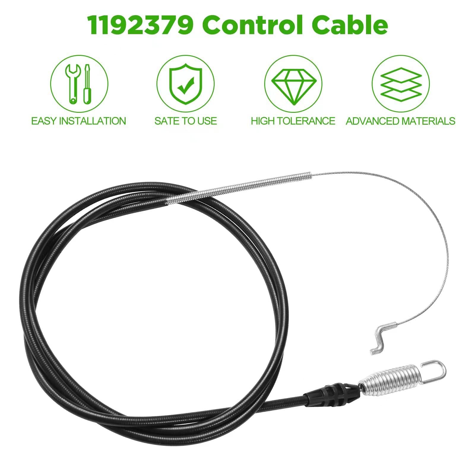 Toro Lawn Mower Traction Cable Replacement 119-2379 - Compatible with Toro 20330, 20331, 20339, 20350, 20351, 20370, 20371, 20377, 20378, 290-945, 20954 - Durable Drive Cable for Smooth Lawn Mowing & Yard Maintenance