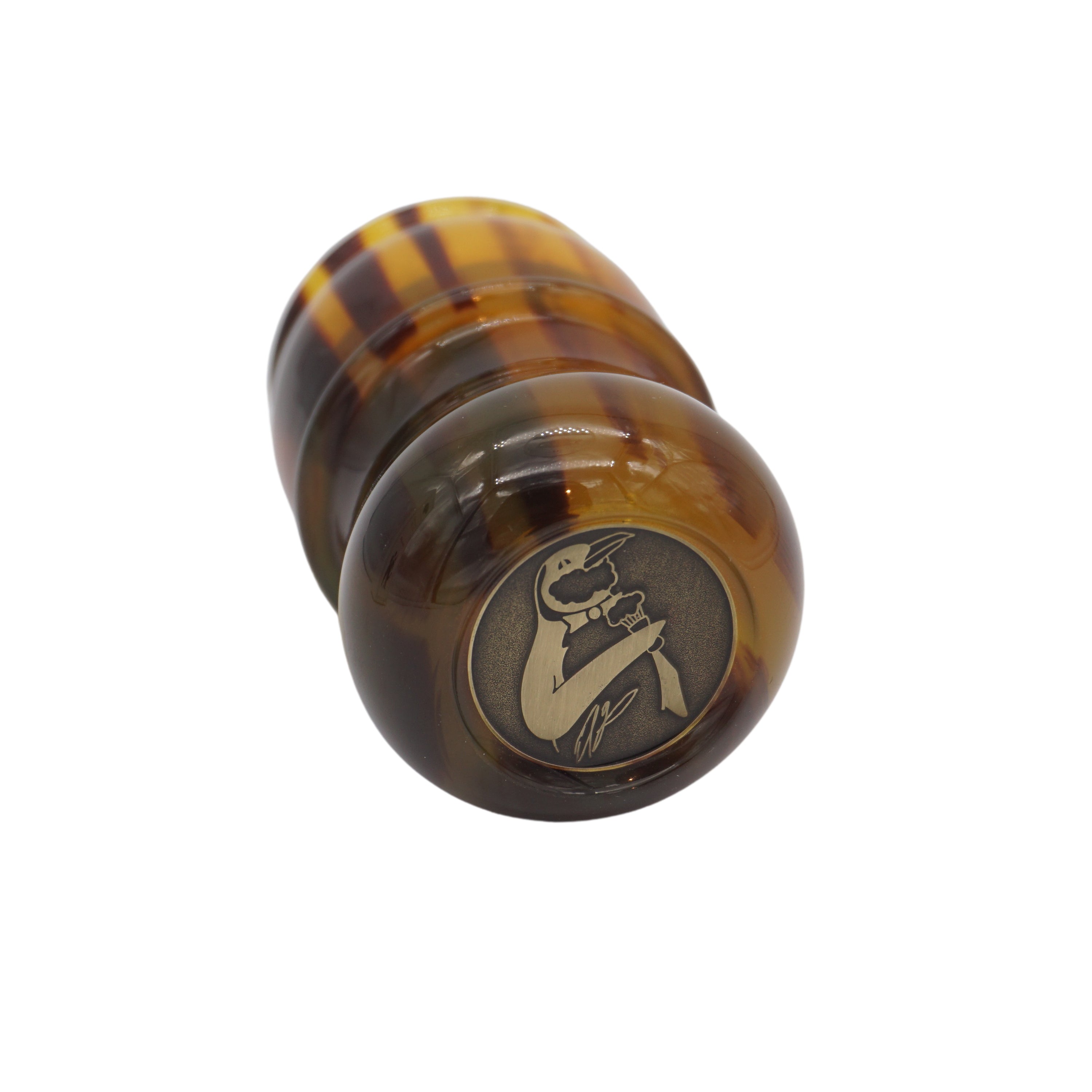 Premium Tortoise Handcrafted Shaving Brush Handle - Fits 24mm & 26mm Knots - Perfect for Wet Shaving & Grooming Gifts for Men
