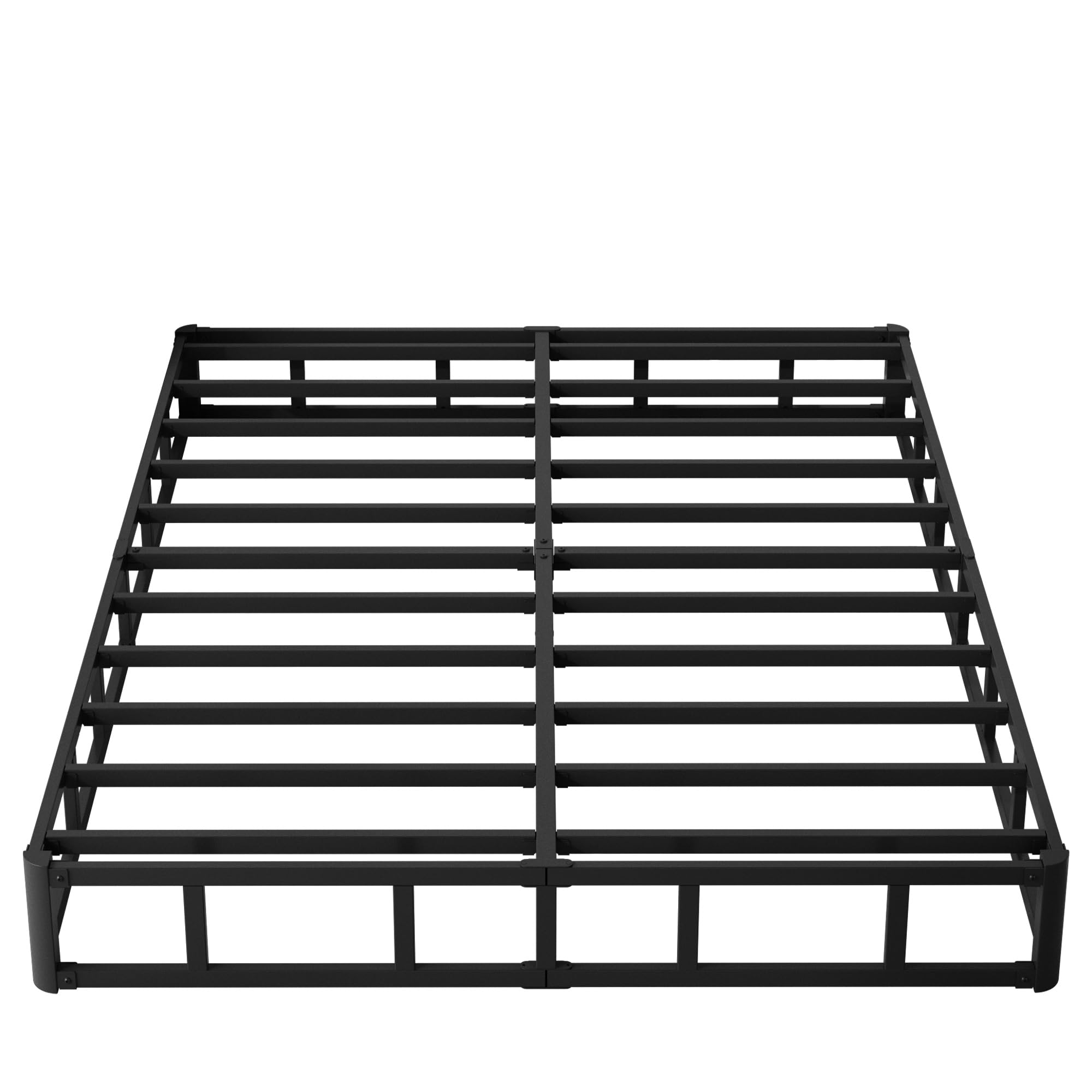 9 Inch Heavy Duty King Box Spring - Metal Bed Base with Fabric Cover, Noise Free Mattress Foundation for Easy Assembly | Perfect for Bedroom, Guest Room & Dorm Use