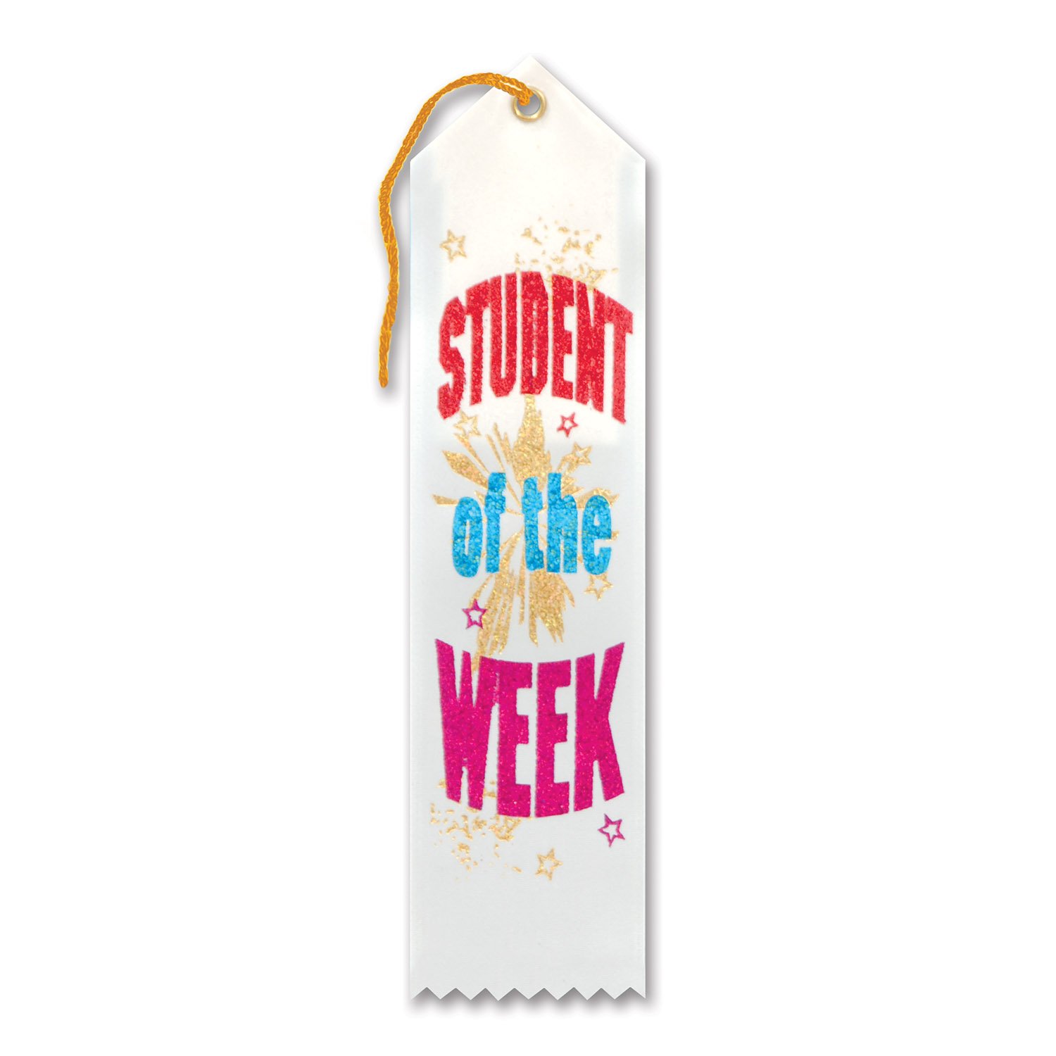 Student of The Week Award Ribbon - Premium Quality Recognition Ribbon for Academic Achievements - Perfect for Classroom Awards, School Ceremonies & Motivational Prizes