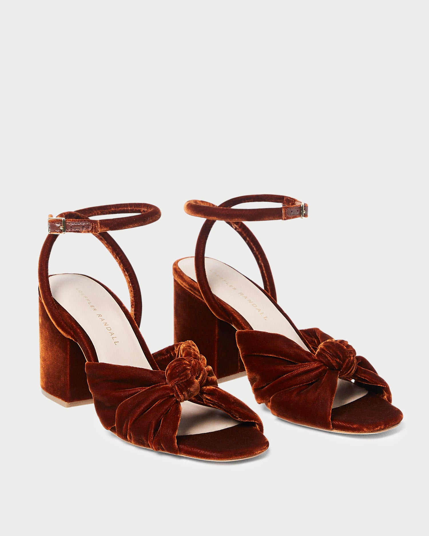 Fiamma Sienna Knot Mid Heel Sandals for Women - Comfortable Summer Dress Sandals for Weddings, Parties & Beach Vacations