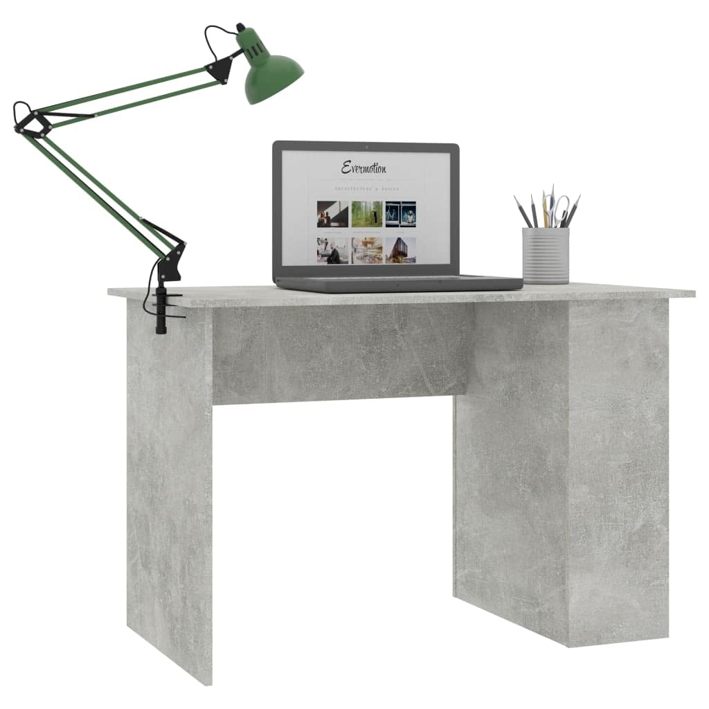 Modern Computer Desk with 2 Shelves - 43.3