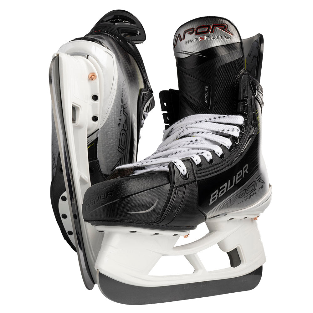 Bauer Vapor Hyperlite 2 Senior Ice Hockey Skates - Lightweight Performance Skates for Competitive Players - Perfect for Ice Hockey Games & Training