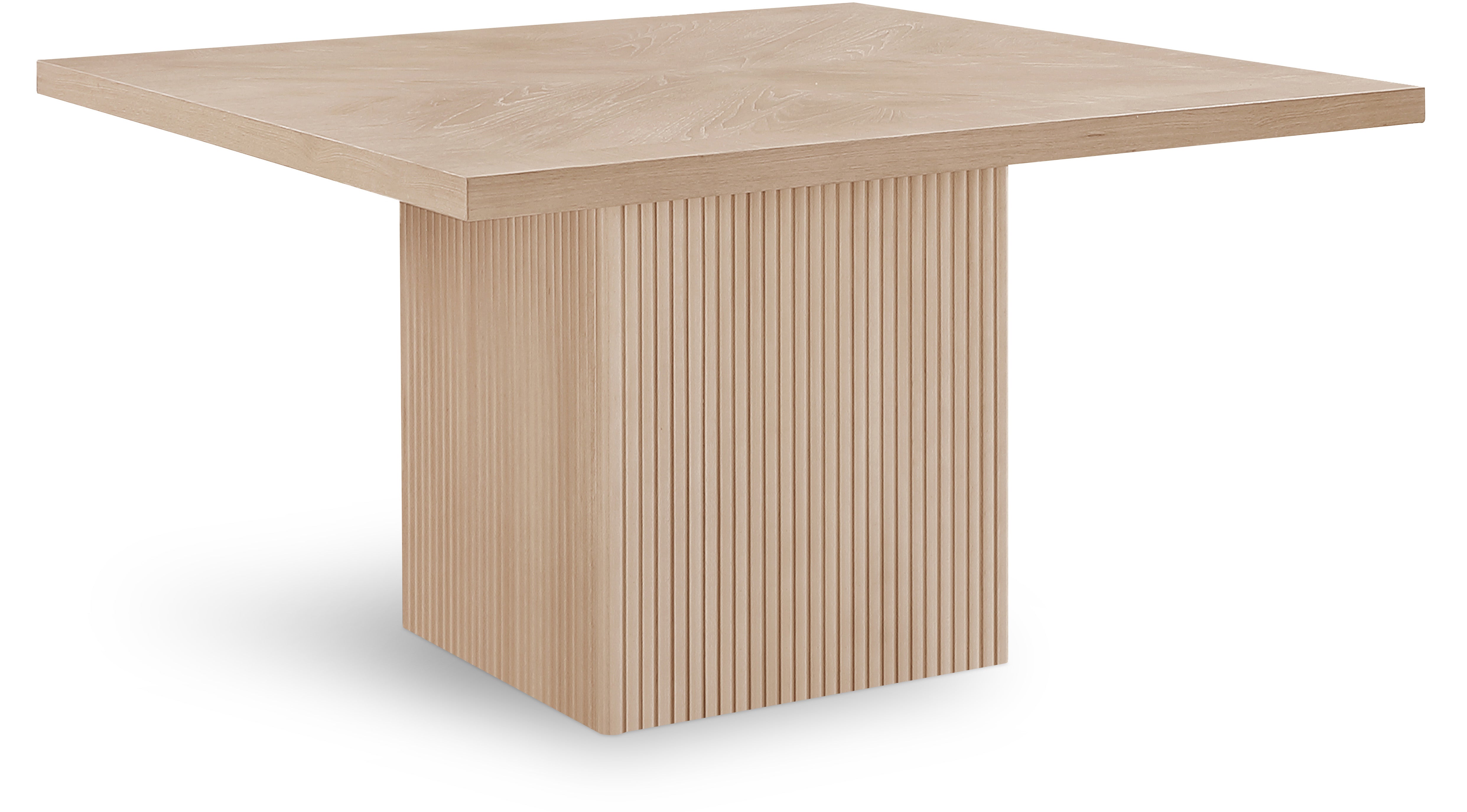 Belinda Dining Table - Modern Wooden Dining Table for 6, Farmhouse Style Kitchen Table with Extendable Leaf - Perfect for Family Dinners & Entertaining Guests