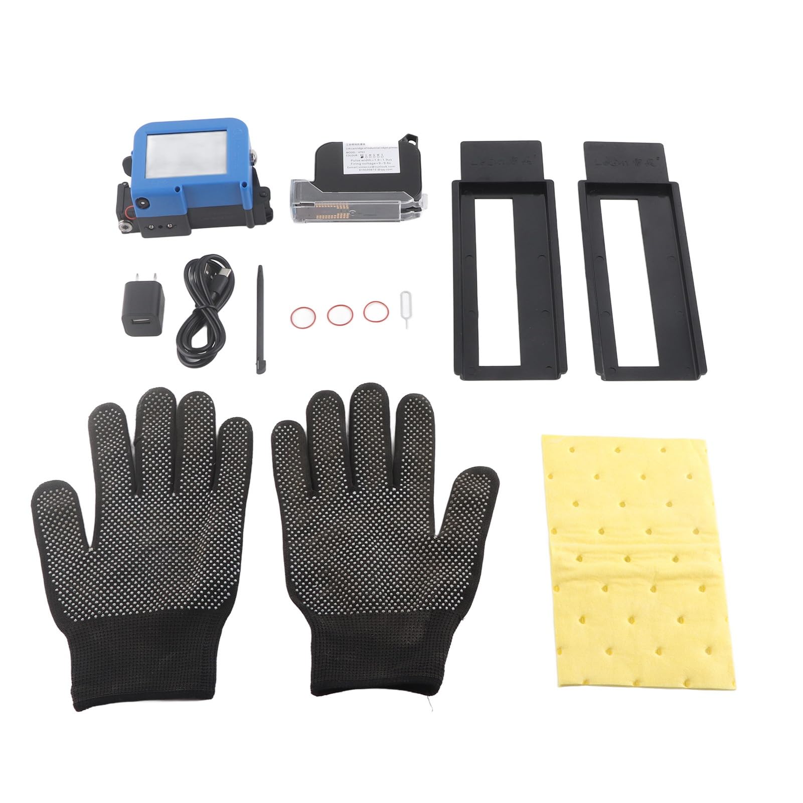 Portable Handheld Inkjet Printer with LED - Compact Mobile Coding Machine for Barcodes, Labels, Dates & Text | Perfect for Warehouse, Retail & Shipping Label Printing