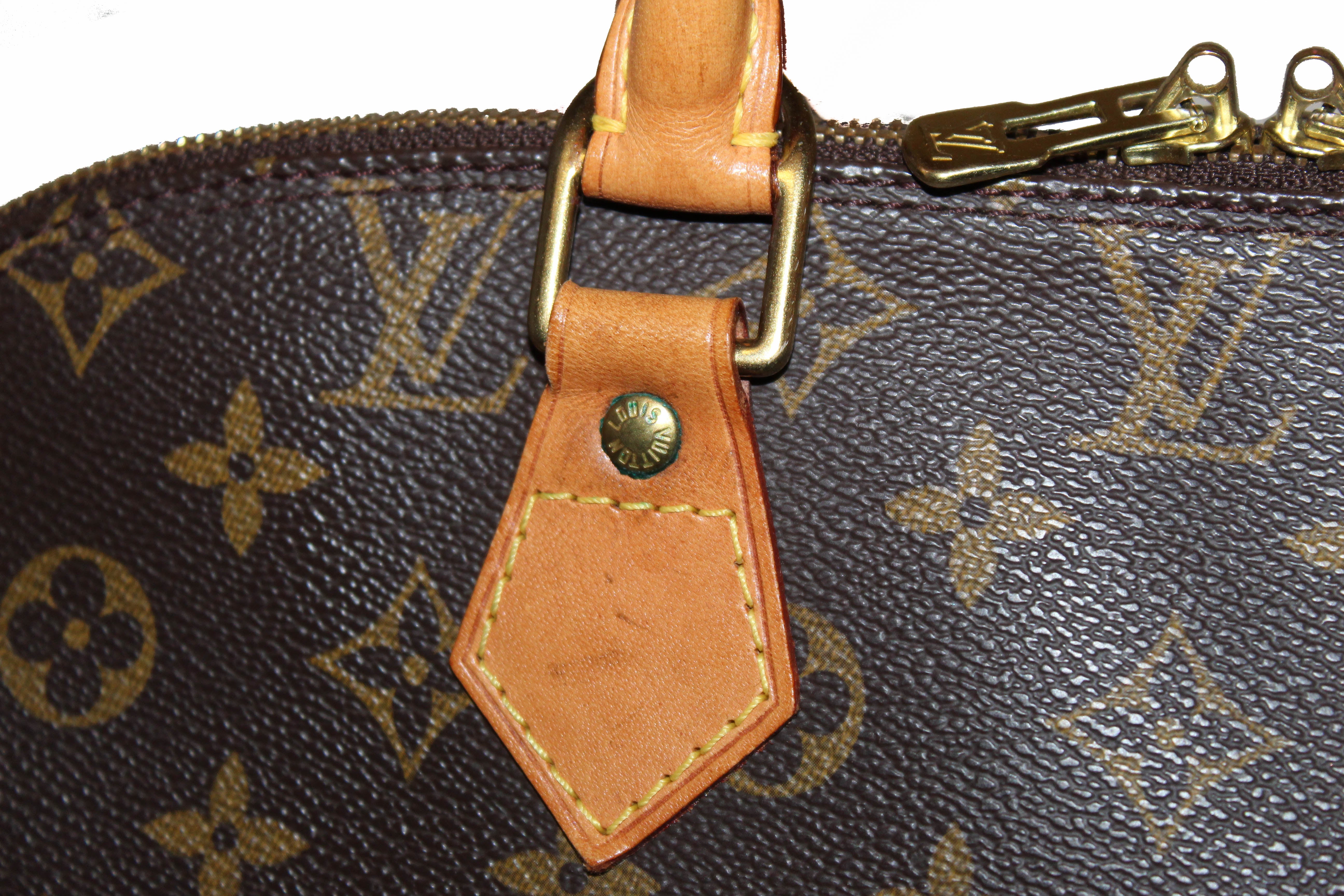 Authentic Louis Vuitton Alma PM Handbag - Classic Monogram Canvas Crossbody Bag for Women, Luxury Designer Purse for Work, Travel & Everyday Use