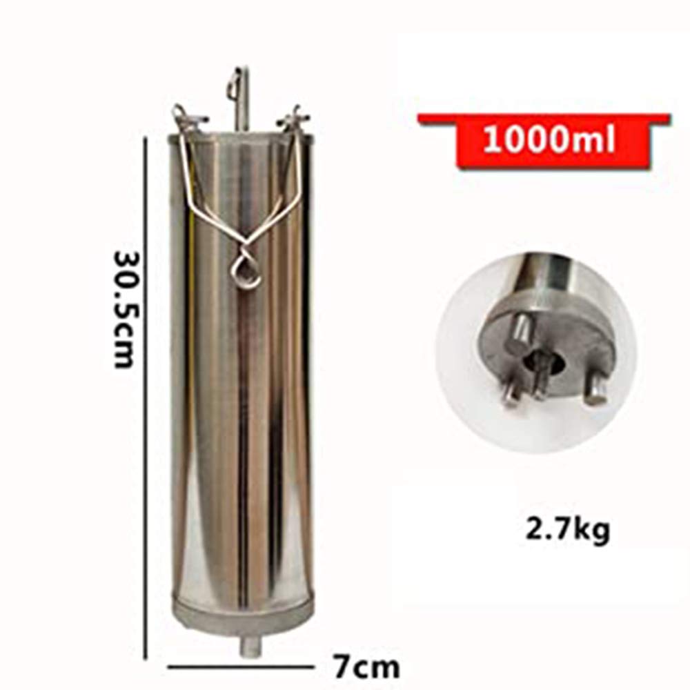 **LANTAO 1000ml Oil & Sewage Bottom Sampler Bottle - Professional Liquid Sampling for Environmental Testing, Industrial Waste Analysis & Water Quality Monitoring**