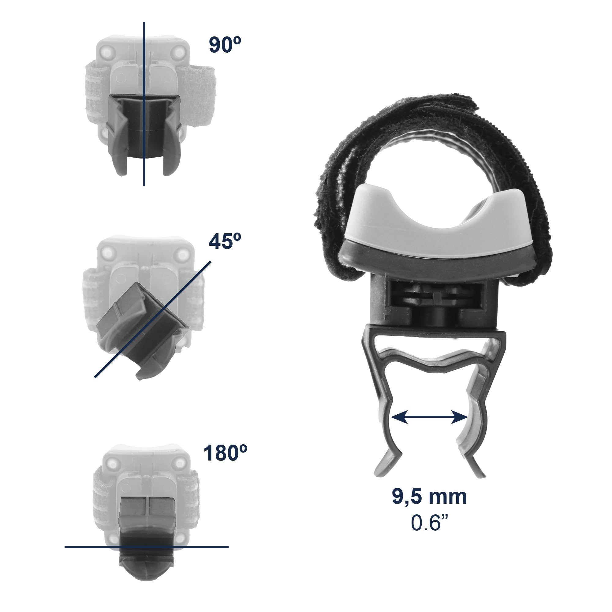 KMINA Walking Cane Holder & Crutch Holder - Secure Stand Clip for Mobility Aids | Perfect for Home, Office, and Travel Use
