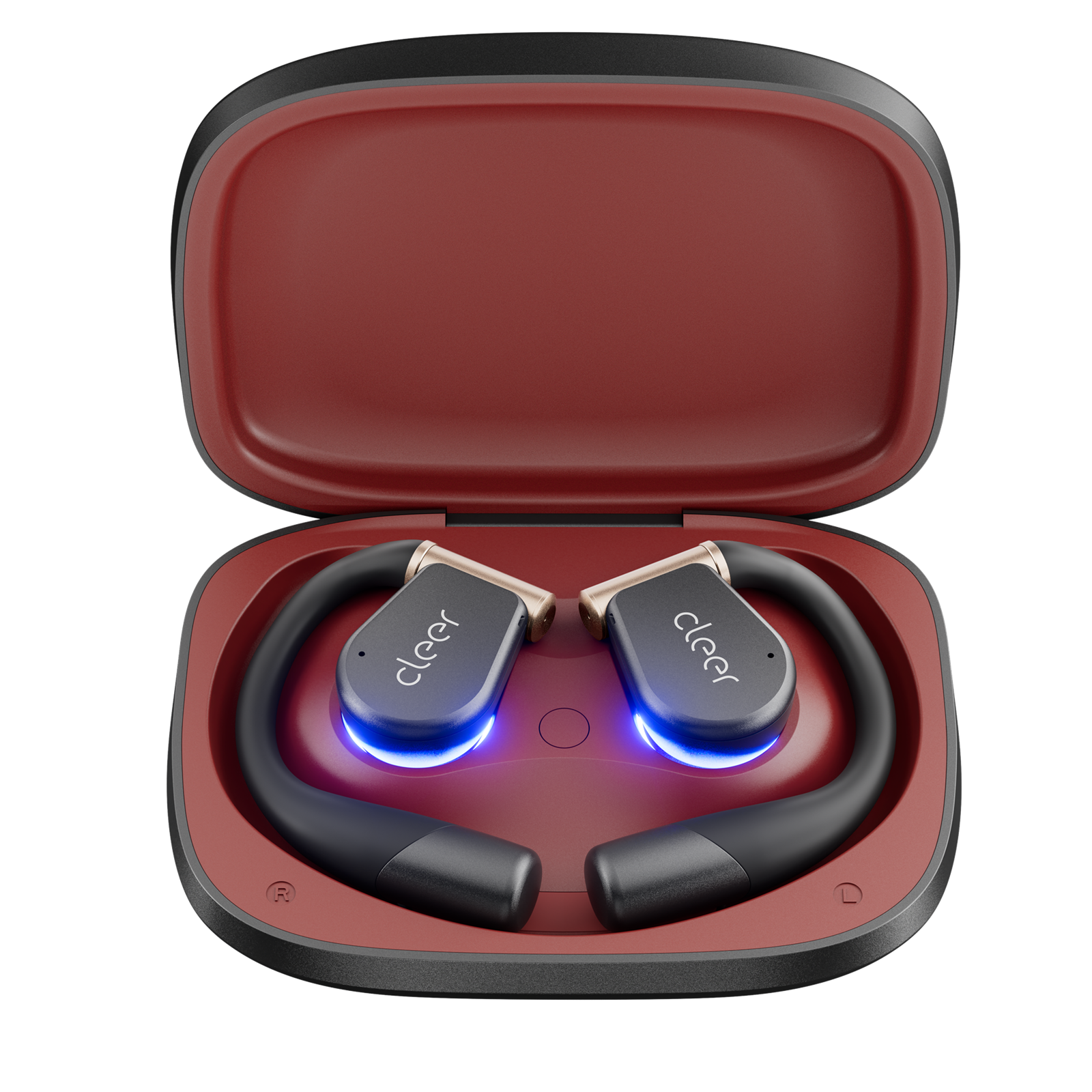 Cleer ARC 3 Sport Open-Ear Bluetooth Headphones - Wireless Earbuds for Running, Cycling & Workouts - Sweatproof & Secure Fit for Active Lifestyle