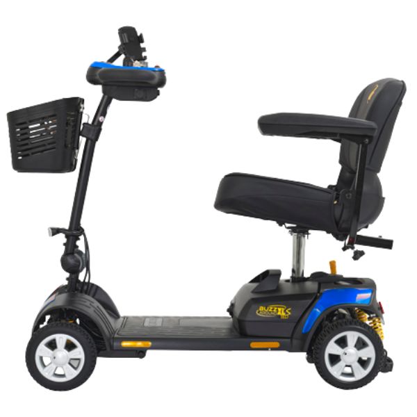 Golden Technologies Buzzaround XLS HD 4-Wheel Mobility Scooter - Heavy Duty Electric Scooter for Adults & Seniors - Indoor/Outdoor Use for Shopping, Travel & Home Mobility