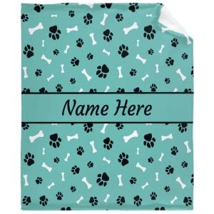 Custom Dog Pet Name Blue2