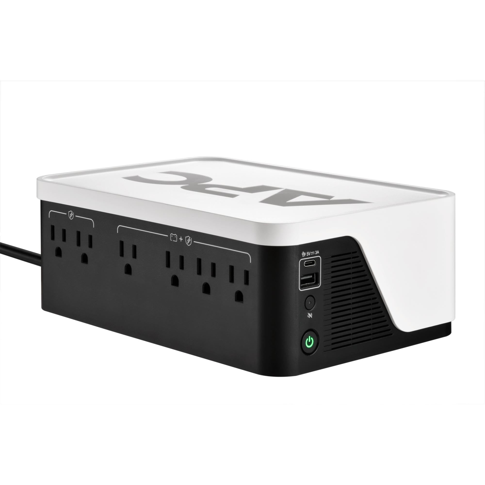 APC BE700G3 700VA UPS Battery Backup - 4 Outlets with Surge Protection, USB Type-C Charging for Home & Office Electronics | Power Backup for Computers, Routers, Gaming Consoles & Smart Devices