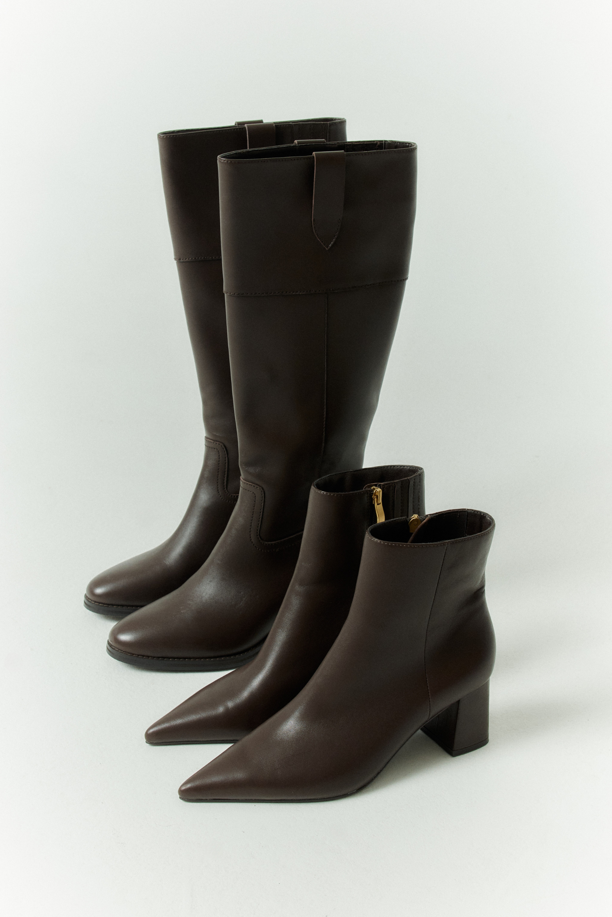 Yates Women's Ankle Boots - Chocolate Brown Genuine Leather Shoes for Fall & Winter | Comfortable Casual & Dress Booties for Walking, Work & Everyday Wear
