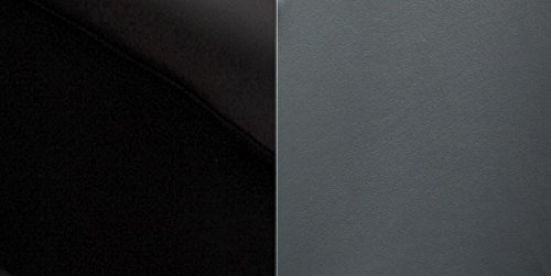 FIA SL69-73 Gray Custom Fit Front Seat Covers for Bucket Seats - Premium Leatherette (Black with Gray Center Panel) - Perfect for Car Restoration & Interior Protection