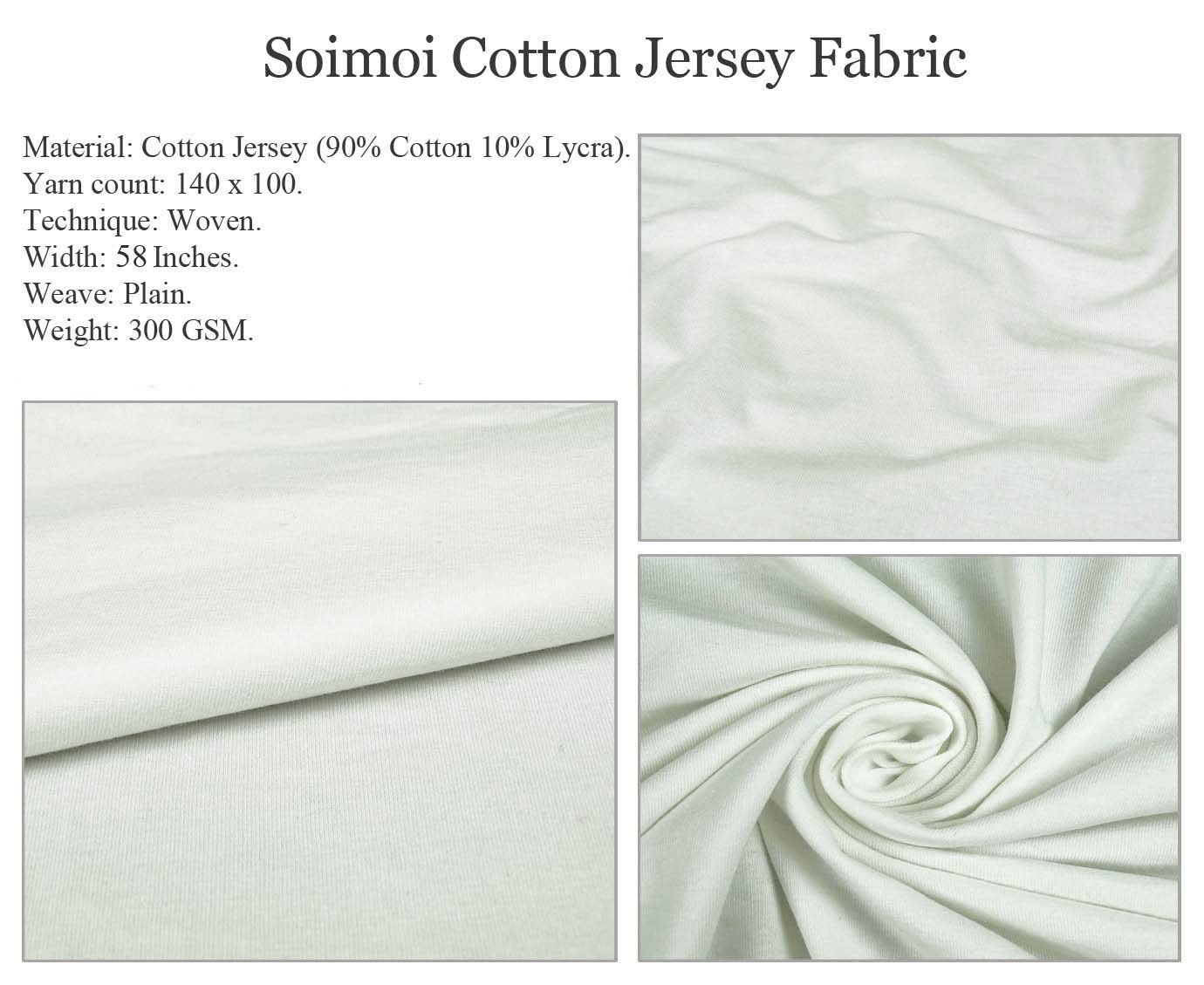 Soimoi Cotton Jersey Fabric - Purple Floral Leaves & Yellow Cardinals - for Sewing & DIY Crafts
