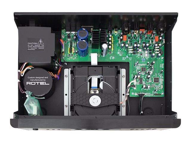 Rotel RCD 1572MKII CD Player - High-End Audio CD Player with DAC, USB Input & Headphone Output for Audiophiles | Perfect for Home Theater & Music Listening