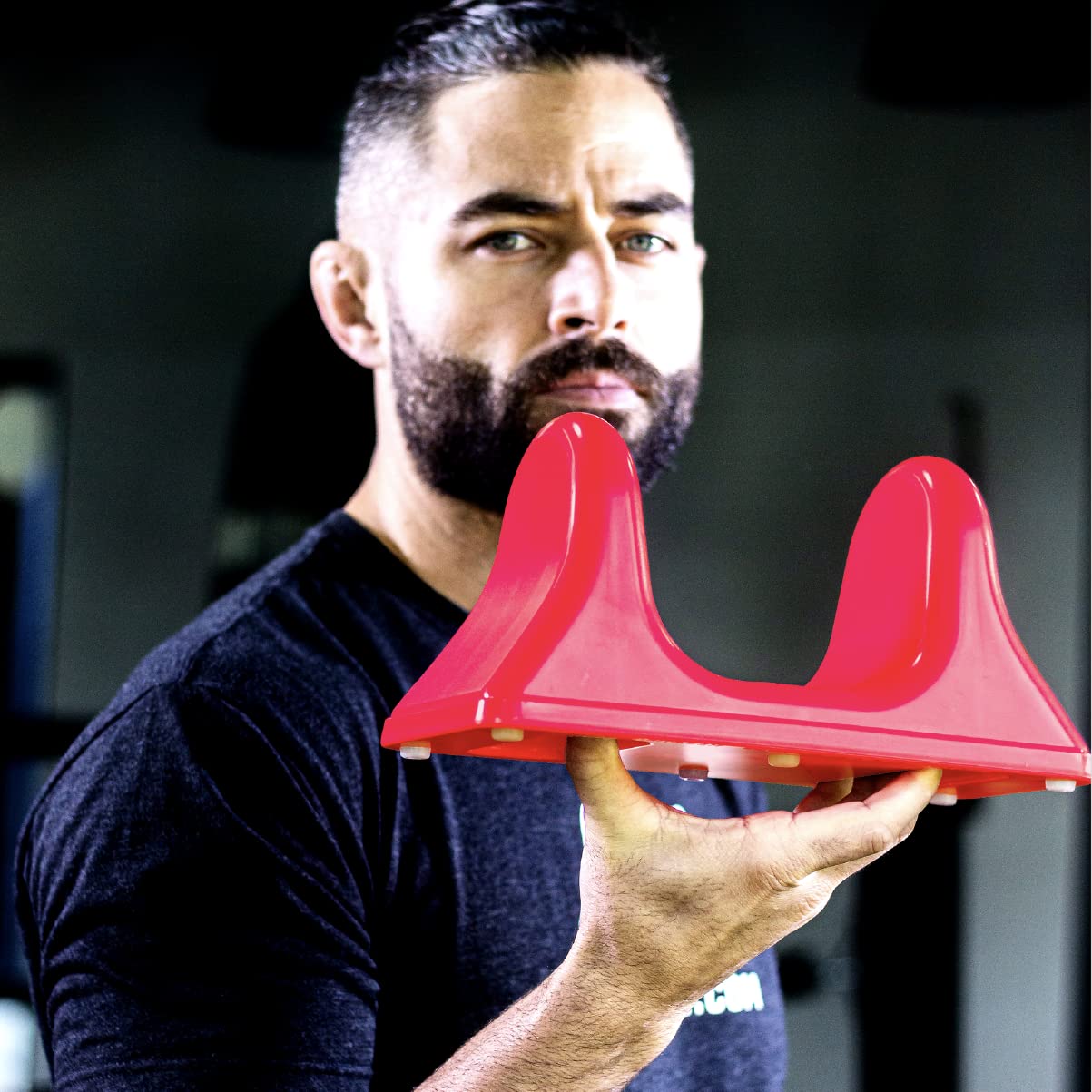PSO-Everything Manual Psoas Release Tool & Back Massager Bundle - Mini Personal Massager, Neck Release Tool for Deep Tissue & Muscle Tension Relief - Sunset Red - Perfect for Home, Office & Travel Use