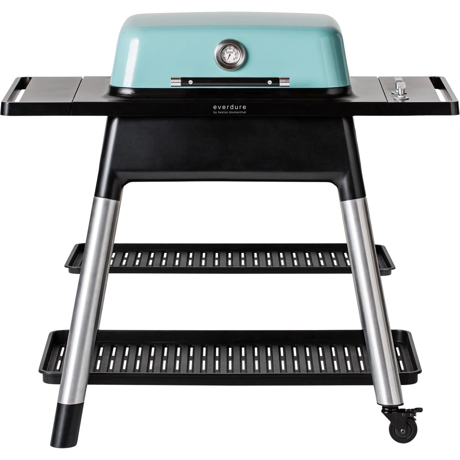 Everdure By Heston Blumenthal FORCE 48 Inch 2-Burner Propane Gas Grill With Stand - Portable Outdoor BBQ Grill for Backyard, Camping & Tailgating | HBG2GUS