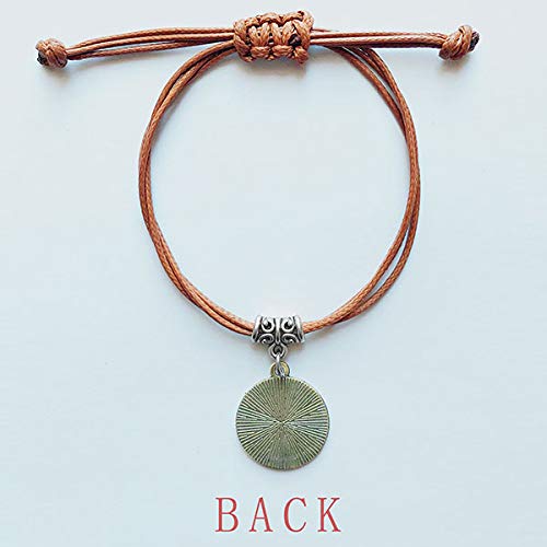Black Leather Animal Outline Bracelet - Natural Hide Rope Wristband Jewelry for Women & Men - Perfect Gift for Nature Lovers, Boho Style Accessory for Outdoor Adventures & Casual Wear
