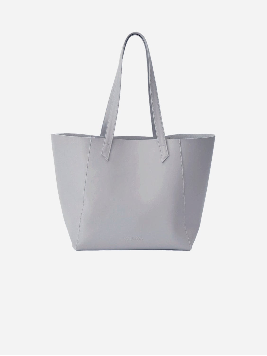 Totissimo Foldable Vegan Leather Tote Bag for Women | Stylish Pearl White Handbag - Perfect for Work, Travel & Everyday Use