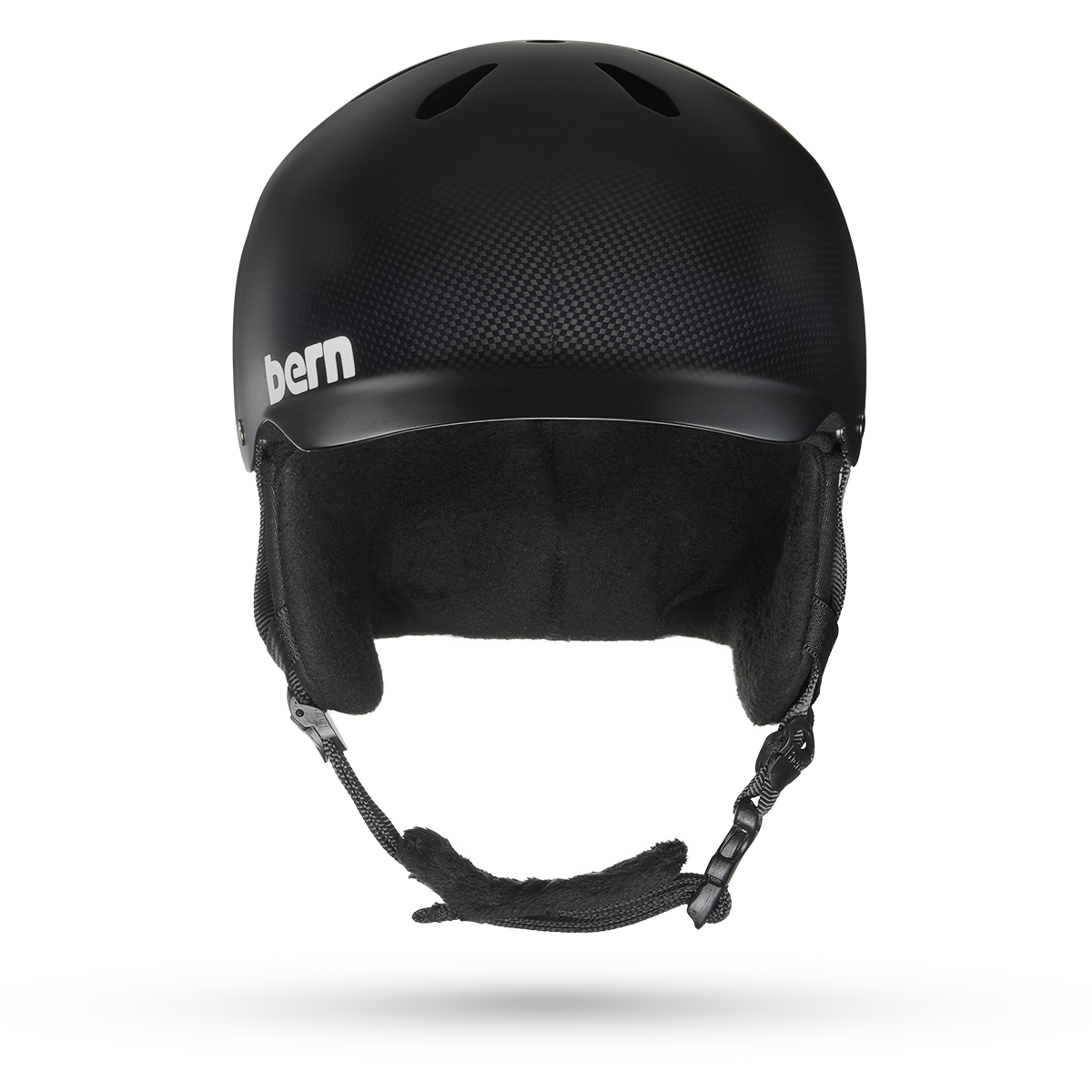 Watts Carbon Fiber Winter Helmet for Asian Fit - Lightweight & Warm Cold Weather Cycling Gear - Perfect for Snow Biking & Mountain Adventures