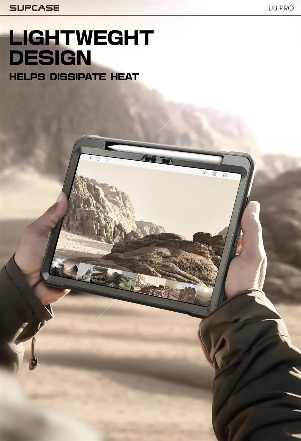 SUPCASE UB PRO Rugged Case for iPad Pro 13 (2024 Model) - Shockproof Full-Body Protection Cover for Work, Outdoor & Travel